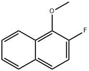 2-Fluoro-1-methoxynaphthalene Struktur