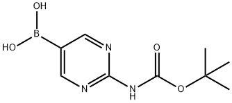 [2-[(tert-Butoxycarbonyl)amino]pyrimidin-5-yl]boronic acid