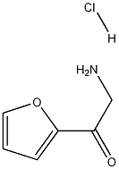 2-amino-1-(furan-2-yl)ethanone hydrochloride Struktur