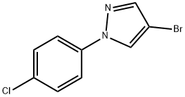 4-bromo-1-(4-chlorophenyl)-1H-pyrazole Struktur