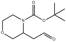 4-BOC-3-吗啉乙醛,886365-55-5,结构式