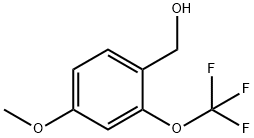4-Methoxy-2-(trifluoromethoxy)phenylmethanol Structure