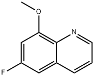 6-Fluoro-8-methoxyquinoline Struktur