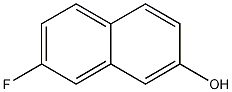 2-Fluoro-7-hydroxynaphthalene Struktur