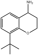 8-叔丁基苯并二氢吡喃-4-胺, 890839-83-5, 结构式