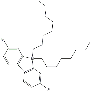 2,7-二溴-9,9-二辛基-9H-9-硅杂芴