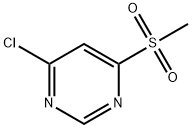 4-chloro-6-(methylsulfonyl)pyrimidine Struktur