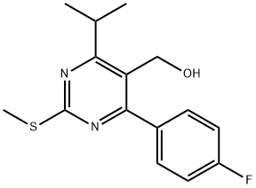 4-(4-Fluorophenyl)-5-hydroxymethyl-6-isopropyl-2-methylthiopyrimidine Structure