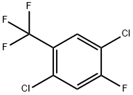 1,4-Dichloro-2-fluoro-5-(trifluoromethyl)benzene Struktur