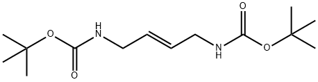 (E)-tert-butyl but-2-ene-1,4-diyldicarbamate Struktur