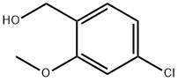 (4-クロロ-2-メトキシフェニル)メタノール 化学構造式