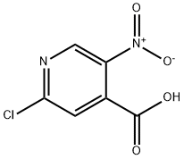 2-氯-5-硝基异烟酸, 907545-47-5, 结构式