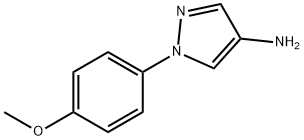 4-氨基-1-(4-甲氧基苯基)吡唑, 90840-04-3, 结构式