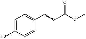 4-Mercaptocinnamic Acid Methyl Ester Struktur