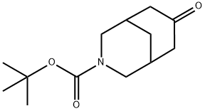 Tert-Butyl7-oxo-3-azabicyclo[3.3.1]nonane-3-carboxylate Struktur