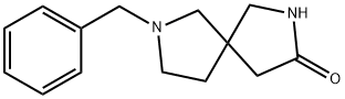 7-BENZYL-2,7-DIAZASPIRO[4,4]NONAN-3-ONE,909723-04-2,结构式