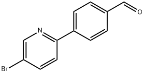 4-(5-溴吡啶-2-基)苯甲醛, 910547-57-8, 结构式