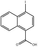 4-Iodonaphthalene-1-carboxylic acid 结构式