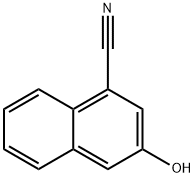 3-Hydroxynaphthalene-1-carbonitrile Structure