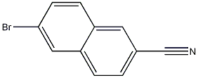 6-溴-2-氰基萘 结构式