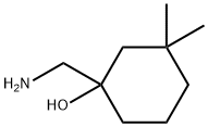 1-(aminomethyl)-3,3-dimethylcyclohexanol 结构式