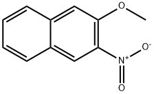 2-Methoxy-3-nitronaphthalene Struktur