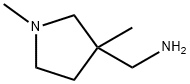 1-(1,3-DIMETHYLPYRROLIDIN-3-YL)METHANAMINE Struktur