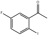 1-(5-フルオロ-2-ヨードフェニル)エタノン 化学構造式