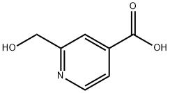 2-(Hydroxymethyl)isonicotinic acid Structure