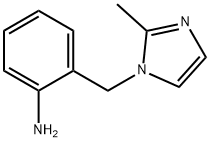 2-[(2-甲基-1H-咪唑-1-基)甲基]苯胺, 915922-95-1, 结构式