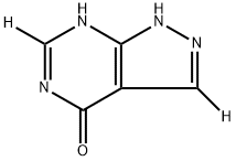 Allopurinol-d2 Structure