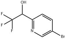 1-(5-bromopyridin-2-yl)-2,2,2-trifluoroethanol, 917397-92-3, 结构式