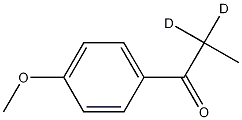 4'-Methoxypropiophenone-d2 Struktur