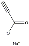 プロピオール酸ナトリウム塩 化学構造式