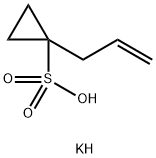 1-Allylcyclopropanesulfonic Acid Potassium Salt Structure