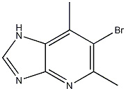 6-Bromo-5,7-dimethylimidazo[4,5-b]pyridine 结构式
