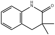 3,3-Dimethyl-3,4-dihydro-1H-quinolin-2-one 结构式