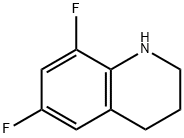 6,8-difluoro-1,2,3,4-tetrahydroquinoline Struktur