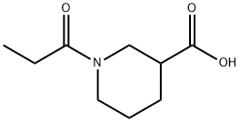 1-propionylpiperidine-3-carboxylic acid Structure