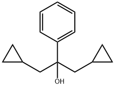 alpha,alpha-bis(Cyclopropylmethyl)-benzyl alcohol Structure