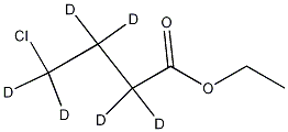 Ethyl 4-Chlorobutyrate-d6, 927810-76-2, 结构式