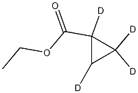 Ethyl Cyclopropylcarboxylate-d4 结构式