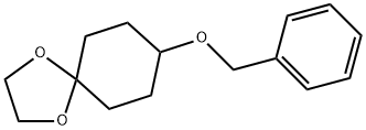 8-(benzyloxy)-1,4-dioxaspiro[4.5]decane Structure