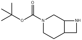 3-BOC-3,8-二氮杂双环[4.2.0]辛烷, 928754-14-7, 结构式
