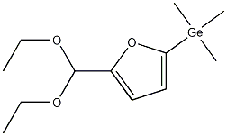 [5-(Diethoxymethyl)-2-furanyl]trimethylgermane Structure