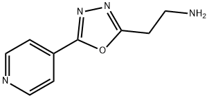 2-(5-(pyridin-4-yl)-1,3,4-oxadiazol-2-yl)ethanamine, 933722-78-2, 结构式