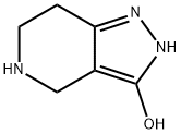 4,5,6,7-tetrahydro-2H-pyrazolo[4,3-c]pyridin-3-ol Struktur