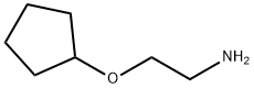 2-(シクロペンチルオキシ)エチルアミン 化学構造式