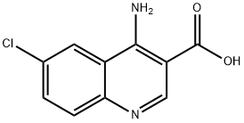 4-Amino-6-chloroquinoline-3-carboxylic acid Structure