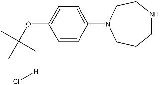1-(4-叔丁氧基苯基)高哌嗪, 934991-96-5, 结构式